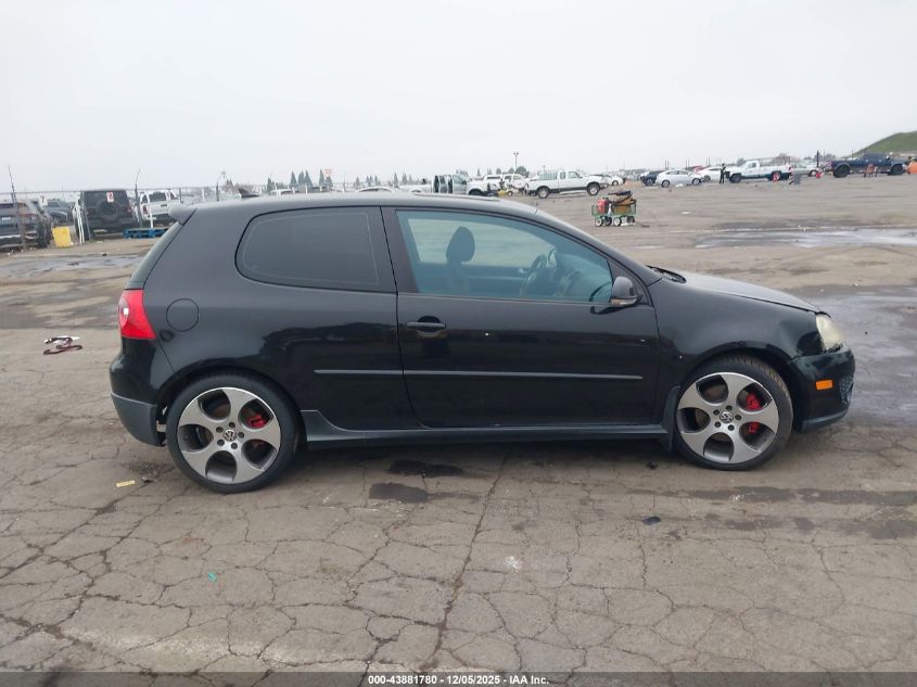 2009 Volkswagen Gti 2-Door VIN: WVWFD71K79W113915 Lot: 43881780
