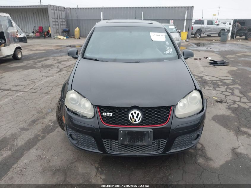 2009 Volkswagen Gti 2-Door VIN: WVWFD71K79W113915 Lot: 43881780