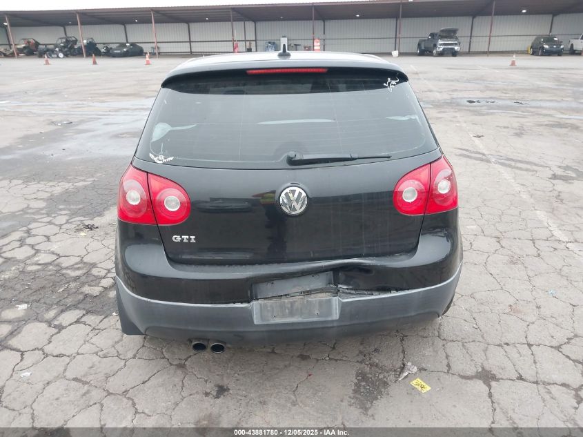 2009 Volkswagen Gti 2-Door VIN: WVWFD71K79W113915 Lot: 43881780