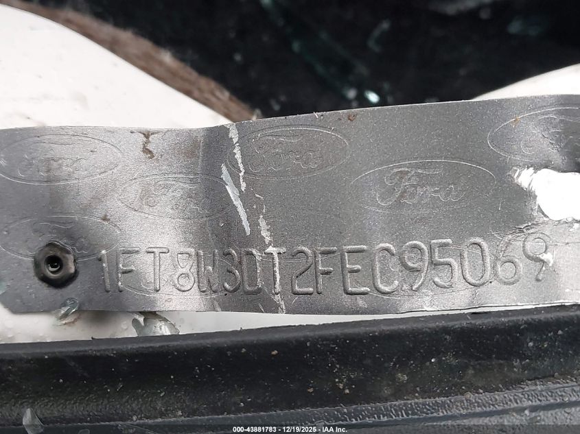 2015 Ford F-350 Lariat VIN: 1FT8W3DT2FEC95069 Lot: 43881783