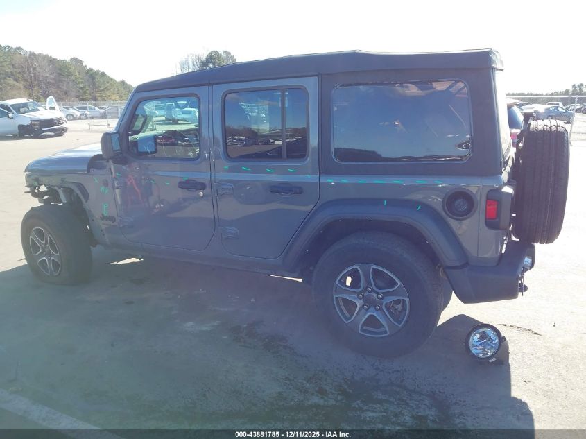 2022 Jeep Wrangler Unlimited Sport S 4X4 VIN: 1C4HJXDG9NW183063 Lot: 43881785