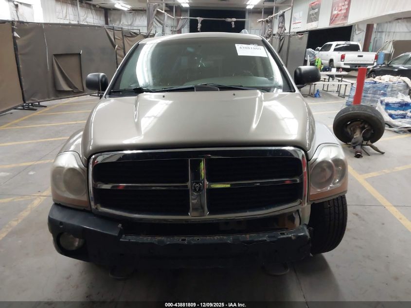 2005 Dodge Durango Slt VIN: 1D4HB48N95F578626 Lot: 43881809