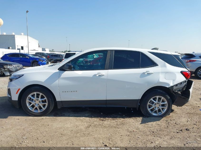 2022 Chevrolet Equinox Fwd Ls VIN: 3GNAXHEV0NS113781 Lot: 43881821