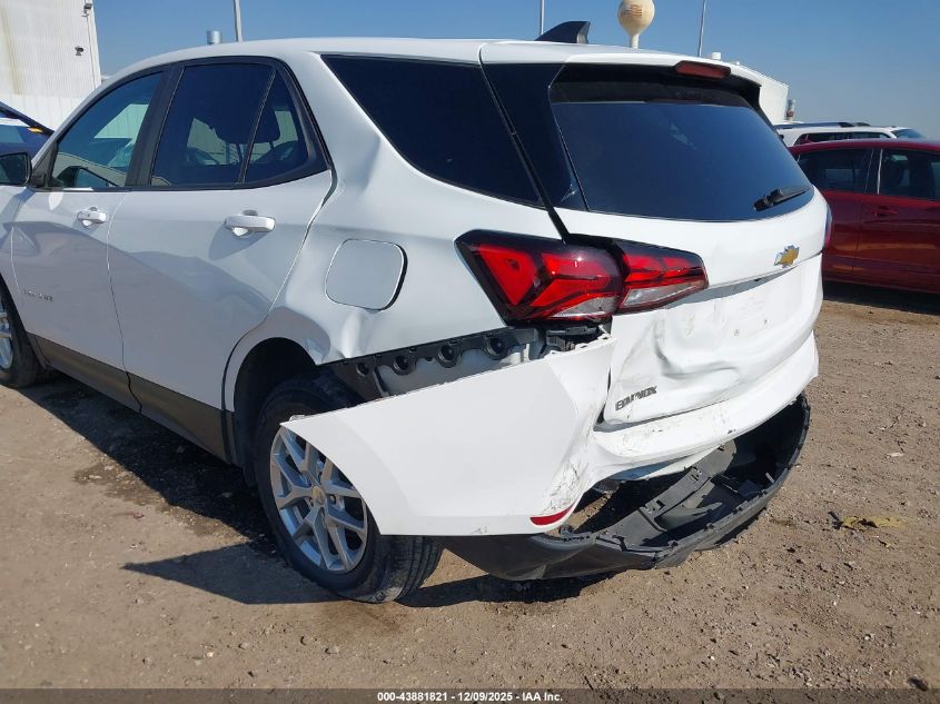 2022 Chevrolet Equinox Fwd Ls VIN: 3GNAXHEV0NS113781 Lot: 43881821