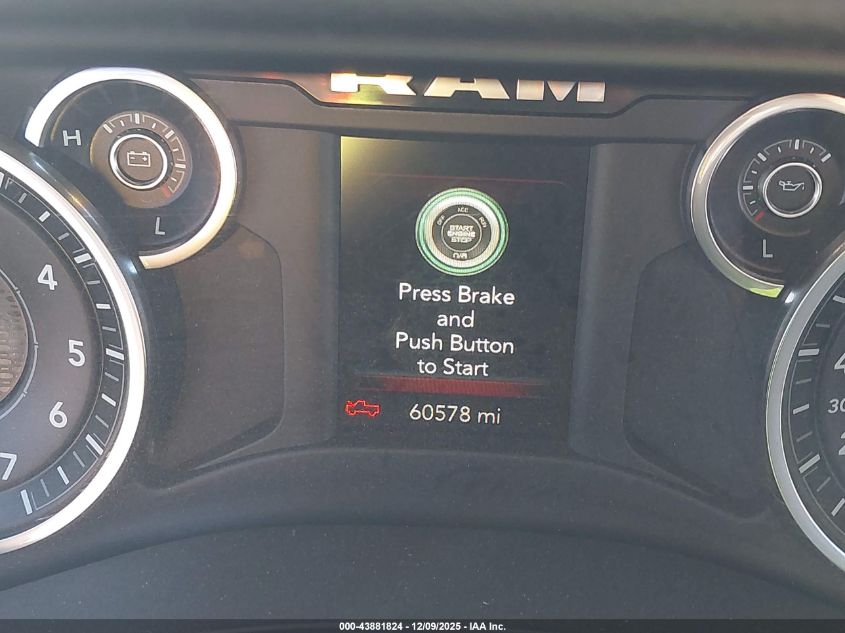 2021 Ram 1500 Big Horn 4X2 6'4 Box VIN: 1C6RREBG1MN747191 Lot: 43881824