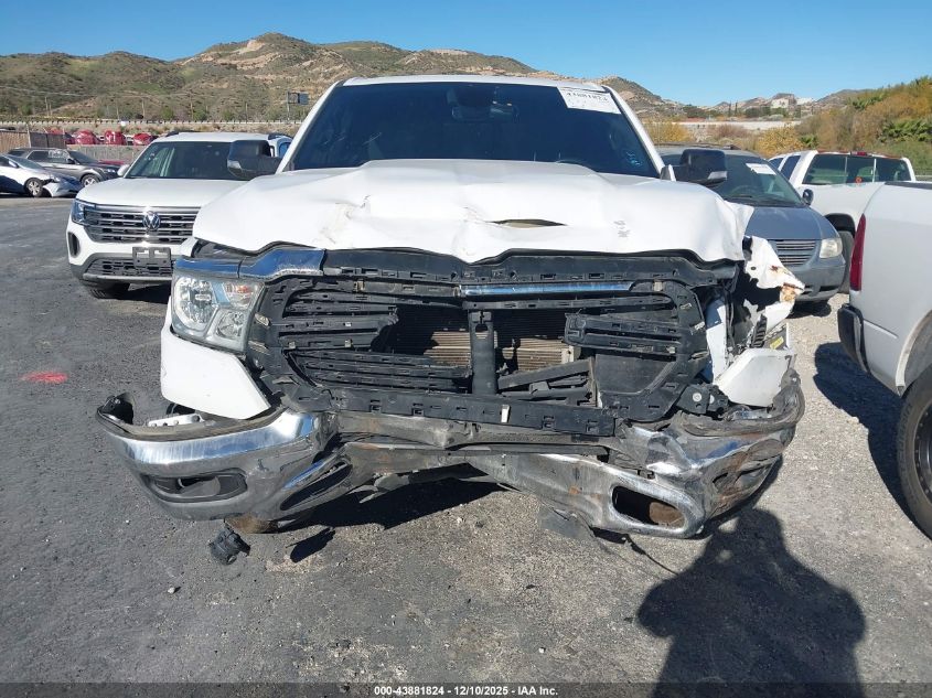 2021 Ram 1500 Big Horn 4X2 6'4 Box VIN: 1C6RREBG1MN747191 Lot: 43881824