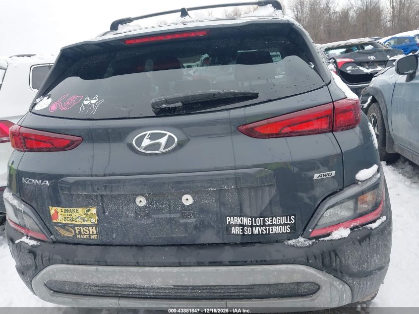2023 Hyundai Kona Sel VIN: KM8K6CAB1PU042393 Lot: 43881847