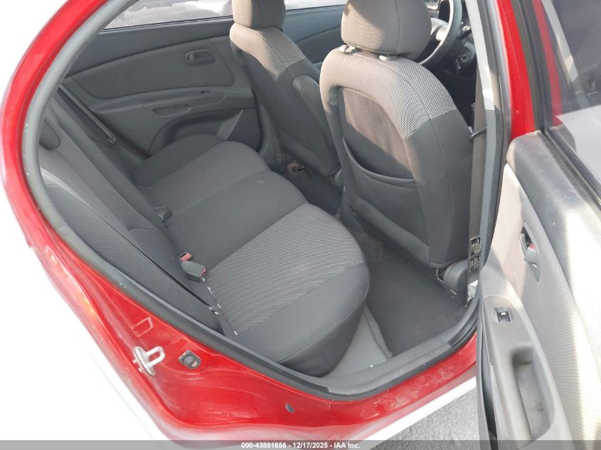 2008 Kia Rio Lx VIN: KNADE123X86299521 Lot: 43881856