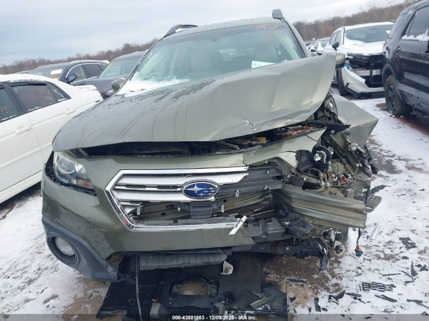 2015 Subaru Outback 2.5I Premium VIN: 4S4BSAEC8F3211851 Lot: 43881863