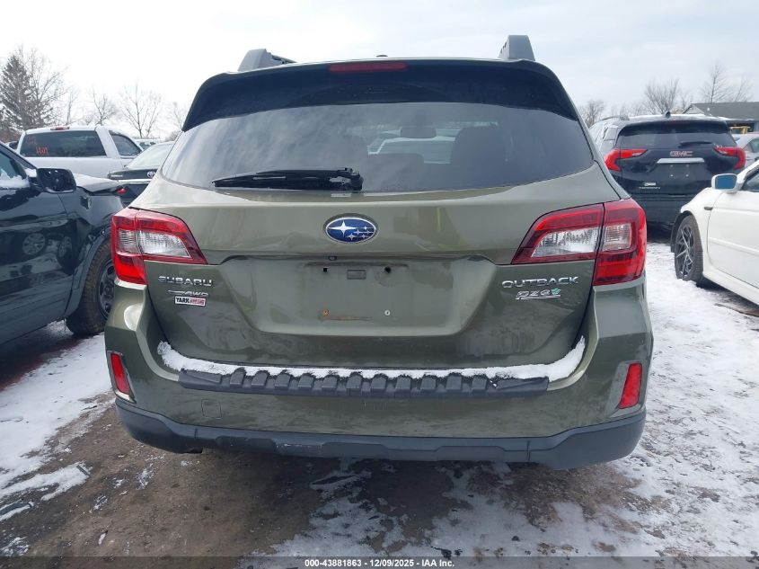 2015 Subaru Outback 2.5I Premium VIN: 4S4BSAEC8F3211851 Lot: 43881863