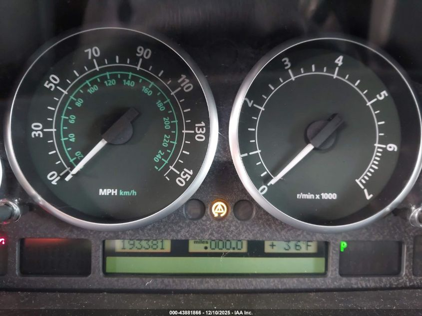 2003 Land Rover Range Rover Hse VIN: SALMB11423A109117 Lot: 43881866