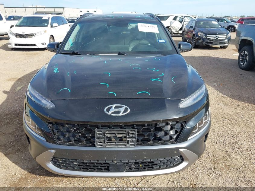2022 Hyundai Kona Limited VIN: KM8K53A32NU821777 Lot: 43881878