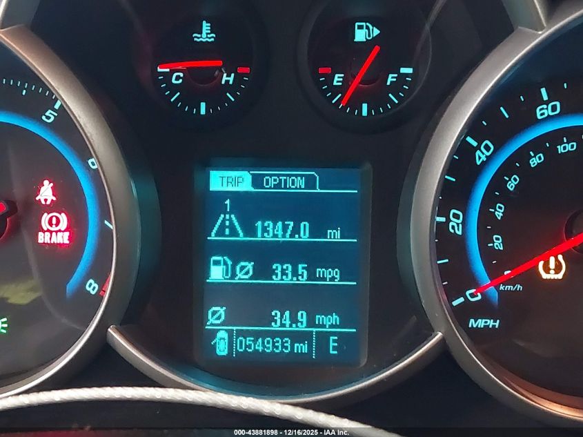 2016 Chevrolet Cruze Limited 1Lt Manual VIN: 1G1PD5SB6G7132270 Lot: 43881898