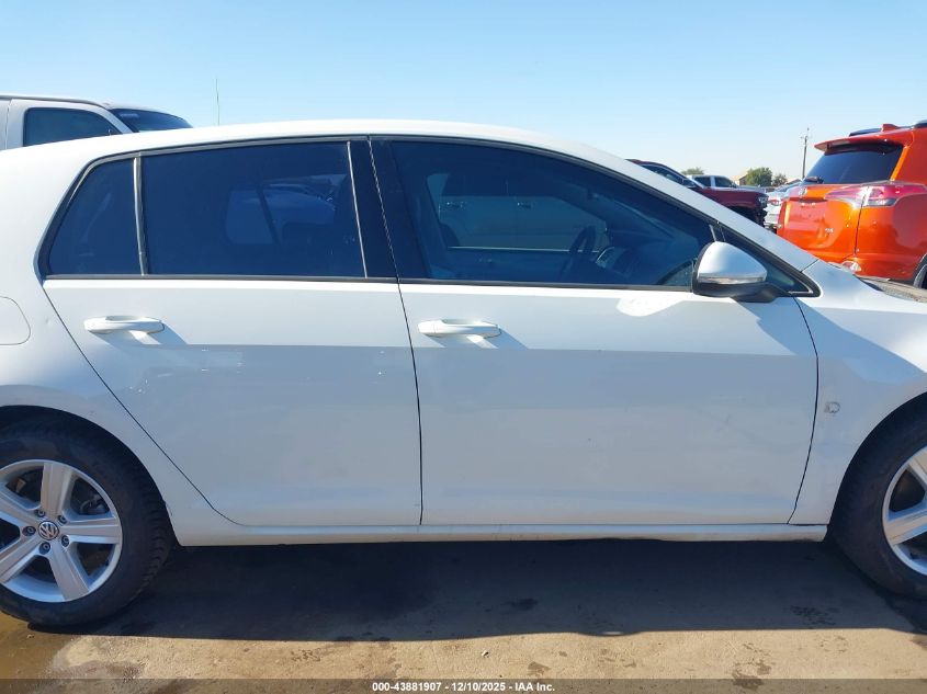 2017 Volkswagen Golf Tsi S 4-Door/Tsi Se 4-Door/Tsi Sel 4-Door/Tsi Wolfsburg Edition 4-Door VIN: 3VW217AU2HM064692 Lot: 43881907