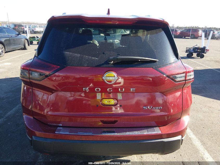 2024 Nissan Rogue Sv Intelligent Awd VIN: 5N1BT3BB3RC711022 Lot: 43881911
