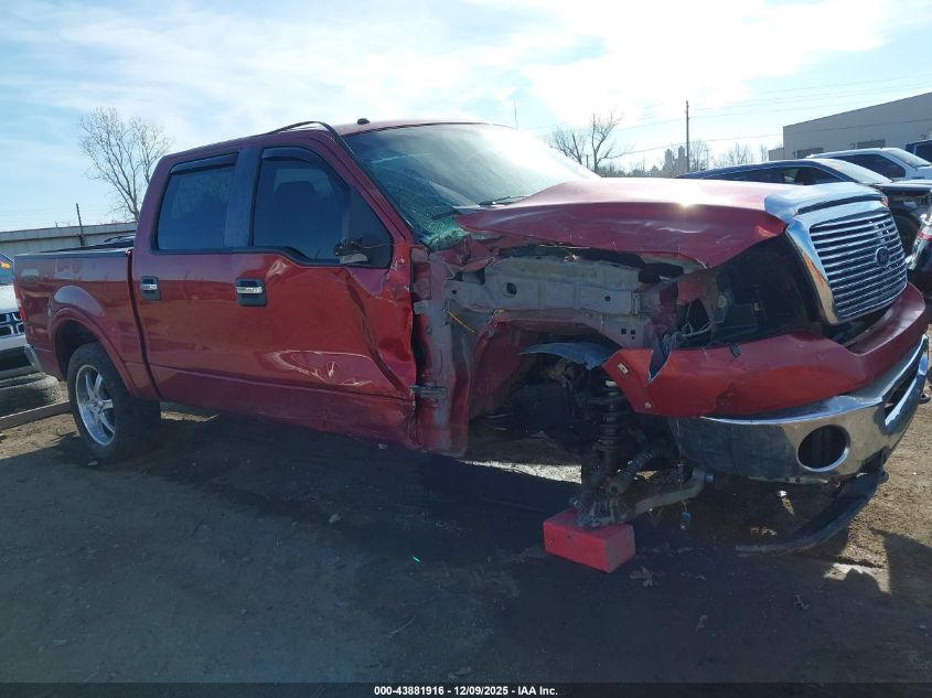 2008 Ford F-150 Lariat VIN: 1FTPW14V08KB21149 Lot: 43881916