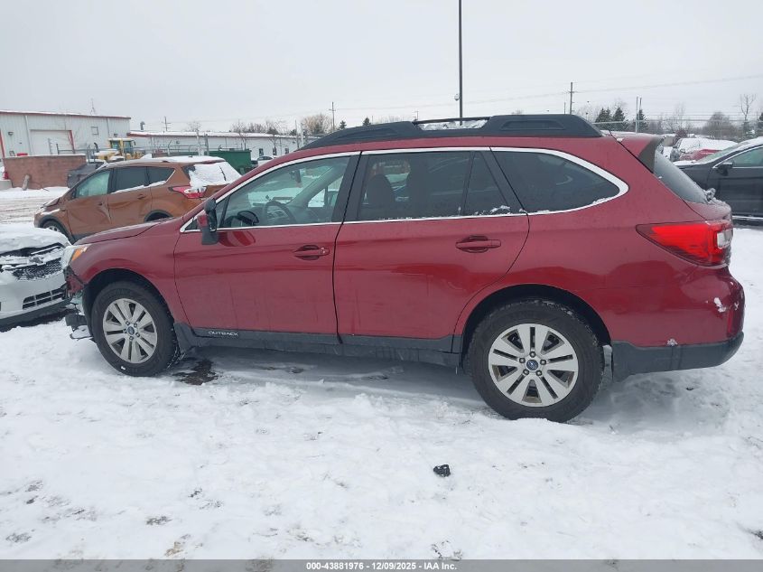 2015 Subaru Outback 2.5I Premium VIN: 4S4BSACC4F3233543 Lot: 43881976