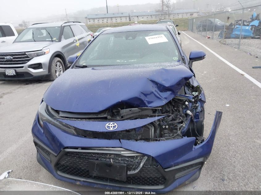 2020 Toyota Corolla Se VIN: 5YFS4RCE1LP026688 Lot: 43881991