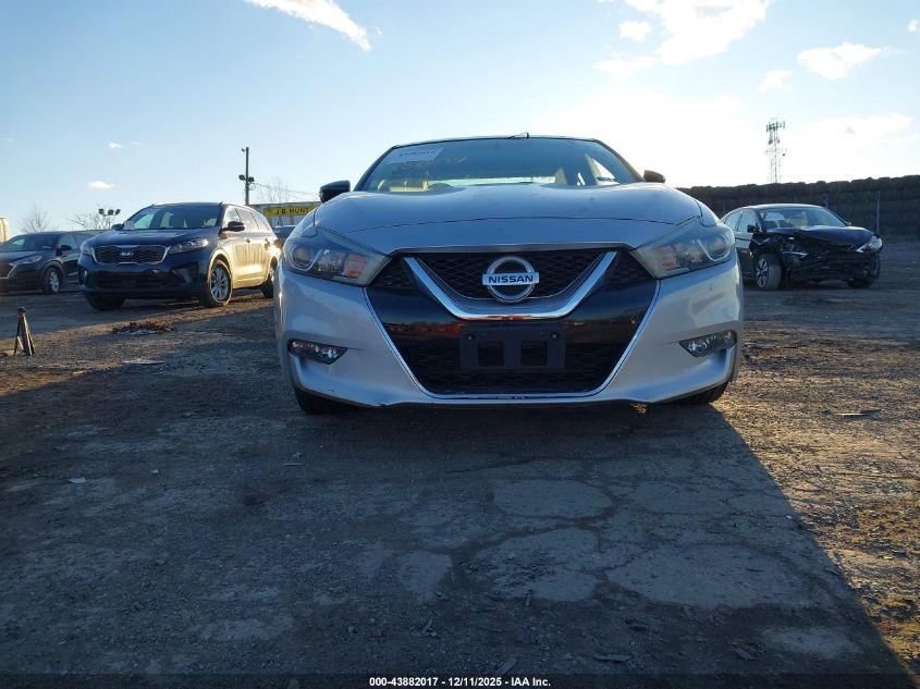 2016 Nissan Maxima 3.5 Sl VIN: 1N4AA6AP6GC905695 Lot: 43882017