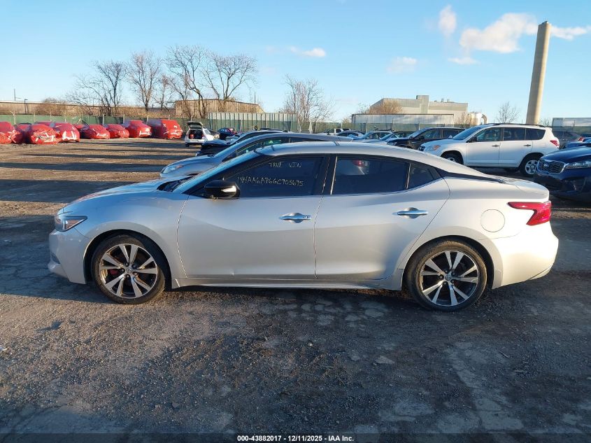2016 Nissan Maxima 3.5 Sl VIN: 1N4AA6AP6GC905695 Lot: 43882017
