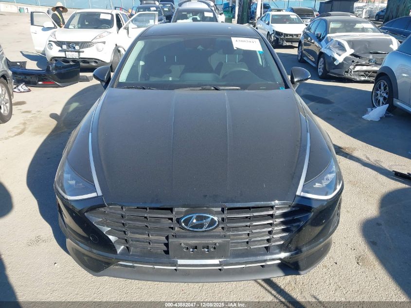 2022 Hyundai Sonata Hybrid Blue VIN: KMHL24JJ9NA052536 Lot: 43882047