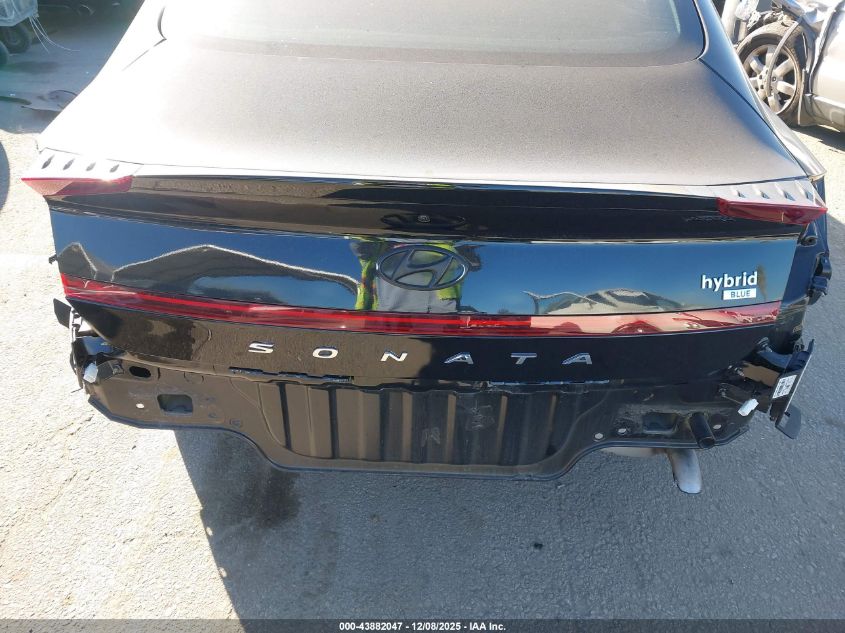2022 Hyundai Sonata Hybrid Blue VIN: KMHL24JJ9NA052536 Lot: 43882047