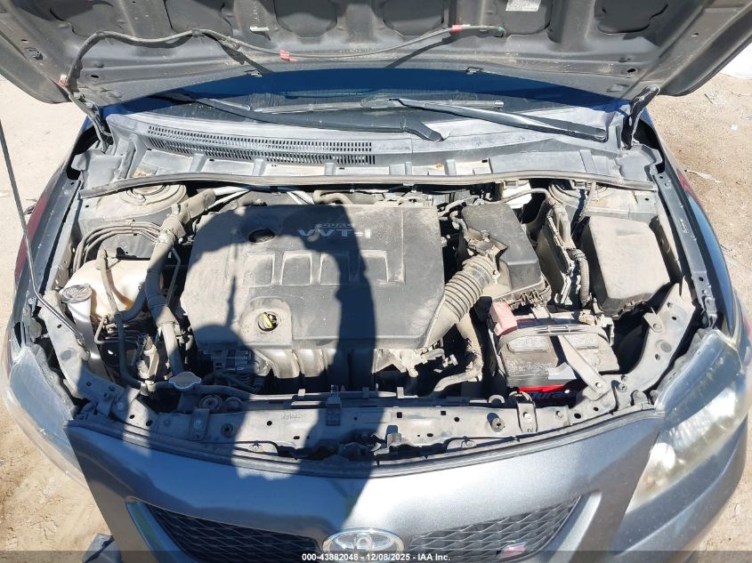 2009 Toyota Corolla S VIN: 2T1BU40E49C115722 Lot: 43882048