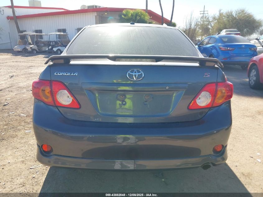 2009 Toyota Corolla S VIN: 2T1BU40E49C115722 Lot: 43882048