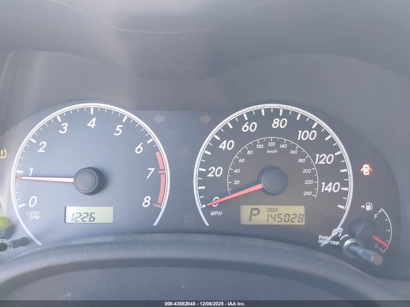 2009 Toyota Corolla S VIN: 2T1BU40E49C115722 Lot: 43882048