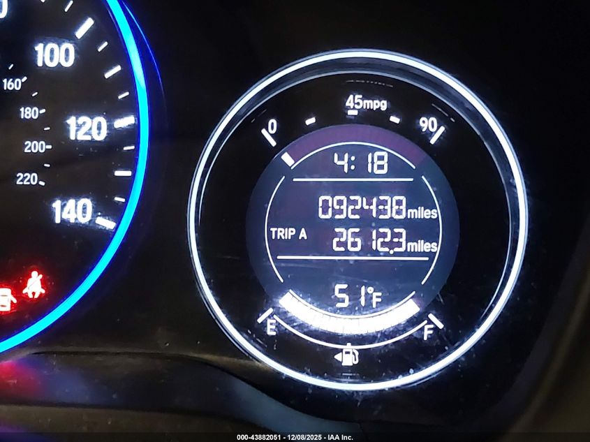 2019 Honda Hr-V Lx VIN: 3CZRU6H35KG725650 Lot: 43882051