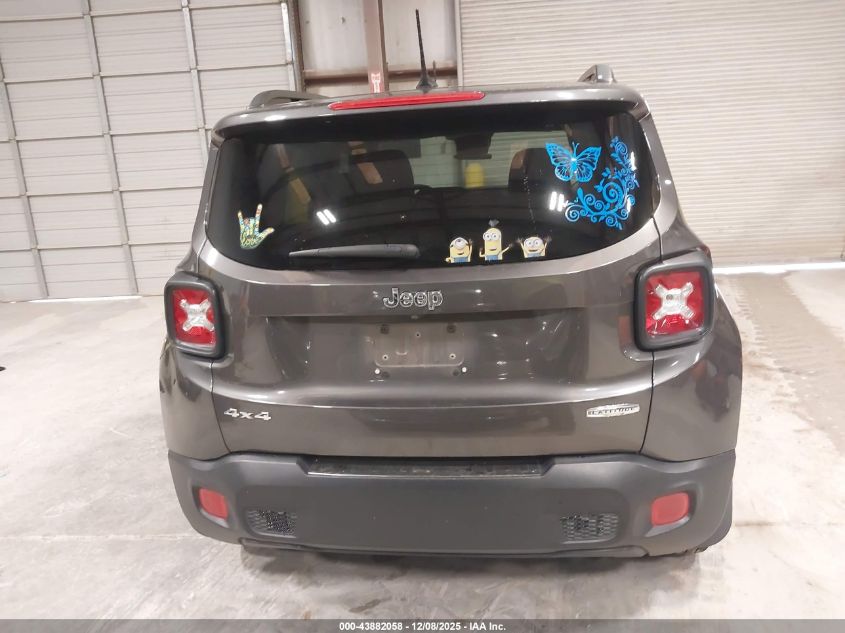 2017 Jeep Renegade Latitude 4X4 VIN: ZACCJBBB7HPG57081 Lot: 43882058