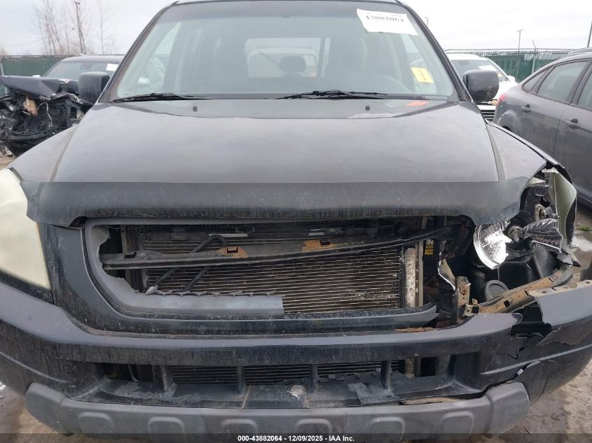 2004 Honda Pilot Ex VIN: 5FNYF18474B007257 Lot: 43882064