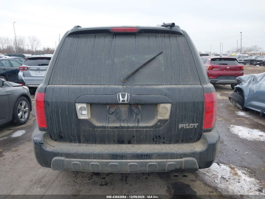 2004 Honda Pilot Ex VIN: 5FNYF18474B007257 Lot: 43882064