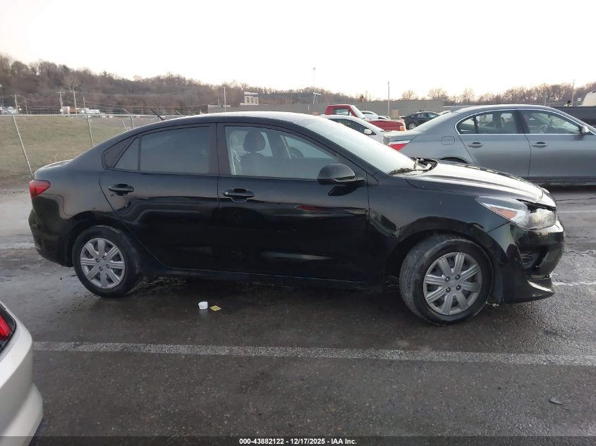 2021 Kia Rio Lx VIN: 3KPA24ADXME409062 Lot: 43882122