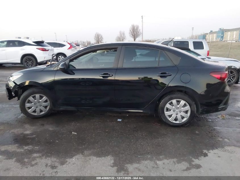 2021 Kia Rio Lx VIN: 3KPA24ADXME409062 Lot: 43882122