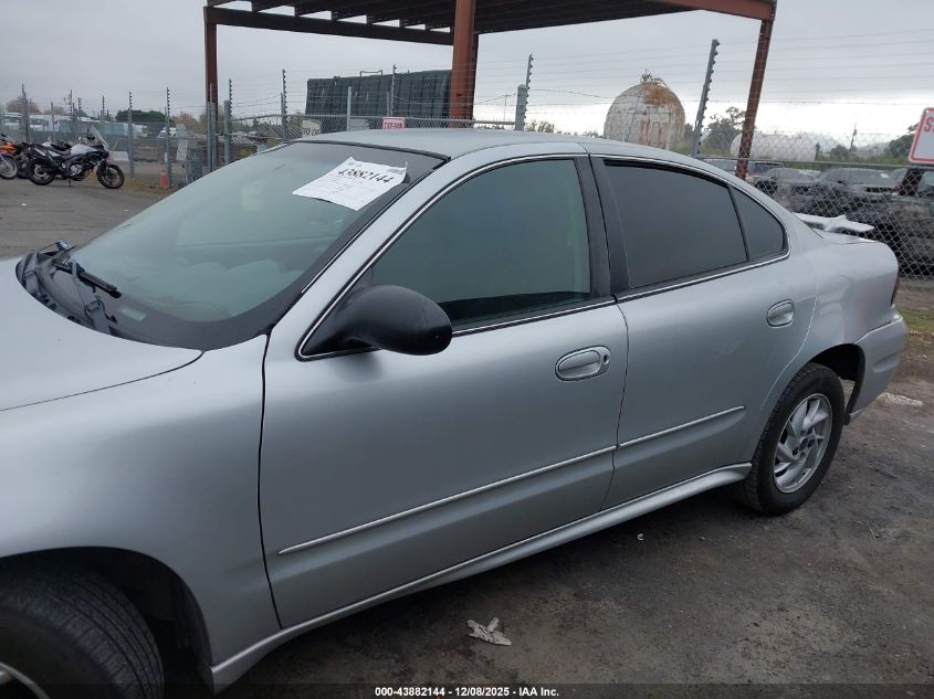 2004 Pontiac Grand Am Se1 VIN: 1G2NF52E64M636273 Lot: 43882144