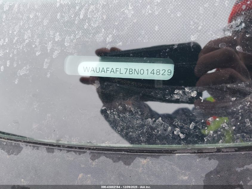 2011 Audi A4 2.0T Premium VIN: WAUAFAFL7BN014829 Lot: 43882164