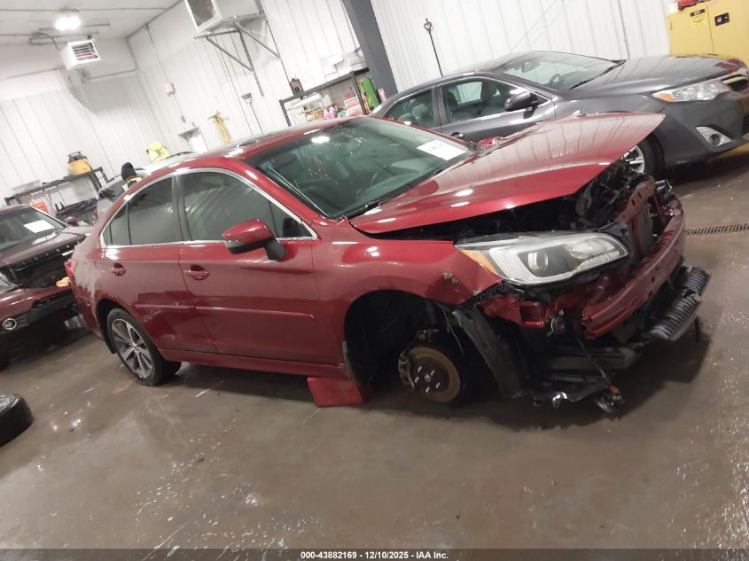 2016 Subaru Legacy 2.5I Limited VIN: 4S3BNBN67G3053208 Lot: 43882169