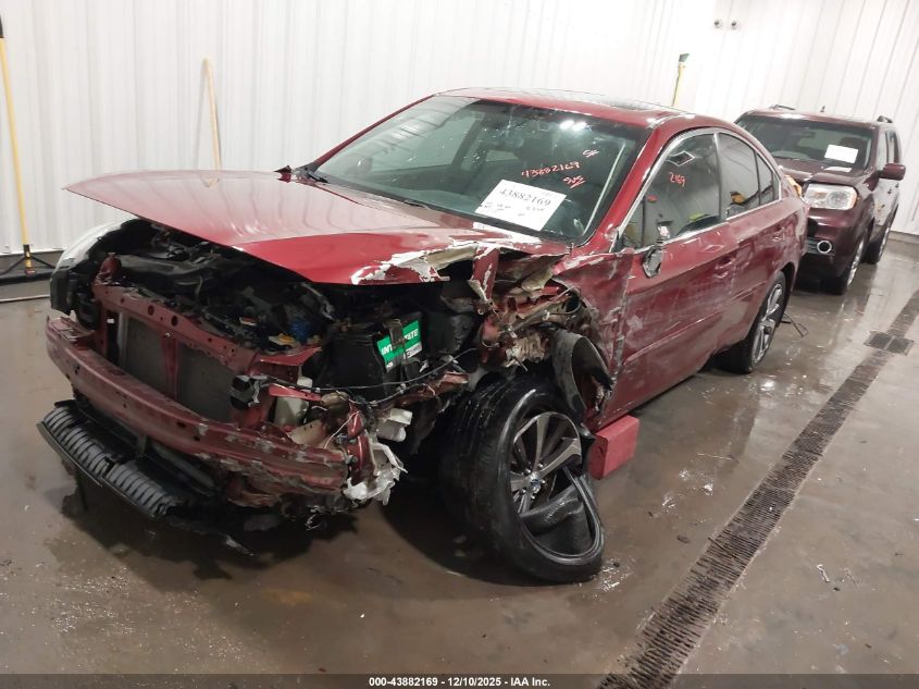 2016 Subaru Legacy 2.5I Limited VIN: 4S3BNBN67G3053208 Lot: 43882169