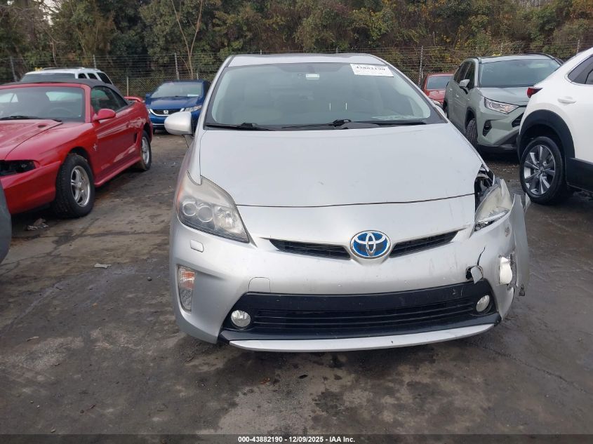 2013 Toyota Prius Five VIN: JTDKN3DU1D5566816 Lot: 43882190