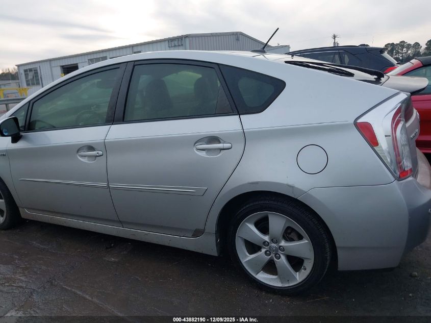 2013 Toyota Prius Five VIN: JTDKN3DU1D5566816 Lot: 43882190