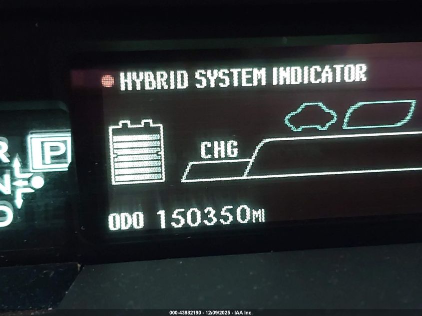 2013 Toyota Prius Five VIN: JTDKN3DU1D5566816 Lot: 43882190