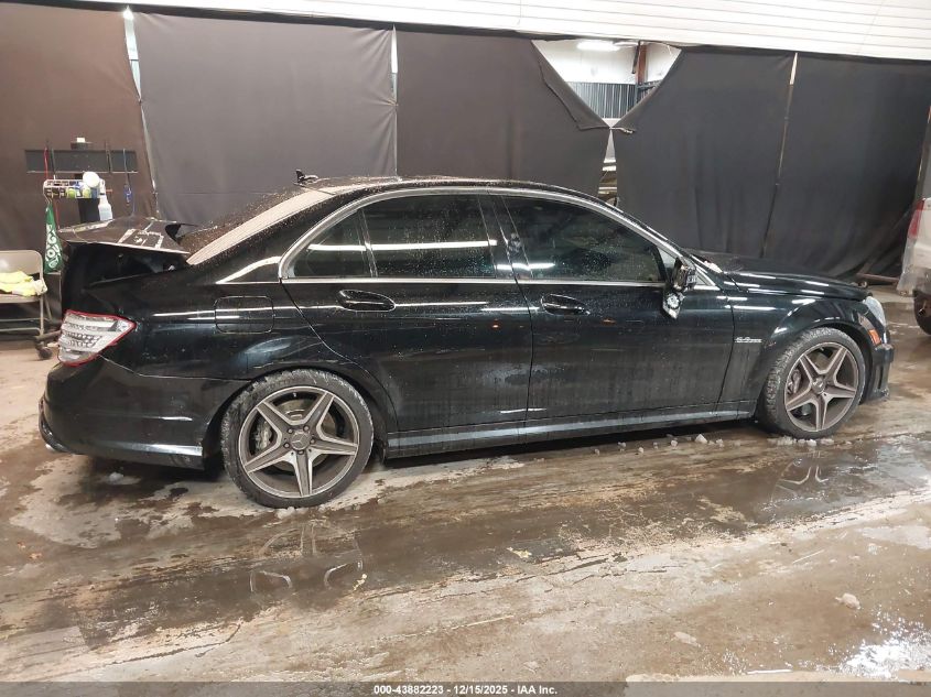 2012 Mercedes-Benz C 63 Amg VIN: WDDGF7HB1CA608979 Lot: 43882223