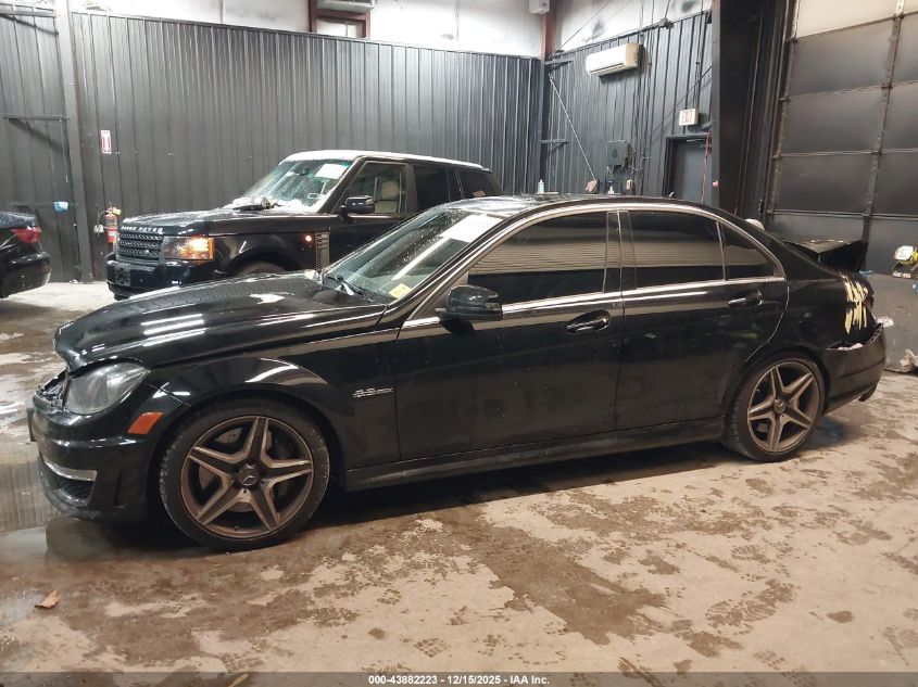 2012 Mercedes-Benz C 63 Amg VIN: WDDGF7HB1CA608979 Lot: 43882223
