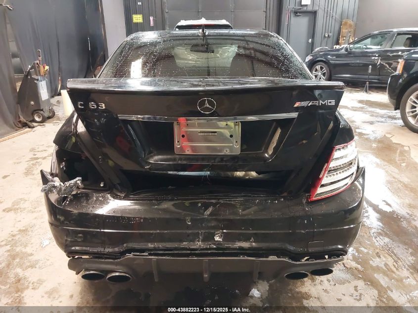 2012 Mercedes-Benz C 63 Amg VIN: WDDGF7HB1CA608979 Lot: 43882223