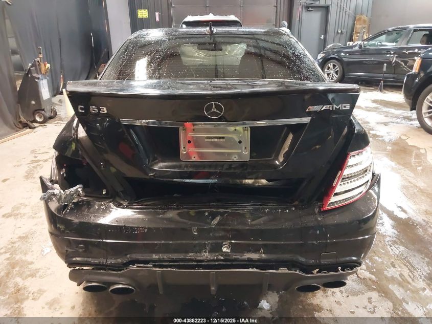 2012 Mercedes-Benz C 63 Amg VIN: WDDGF7HB1CA608979 Lot: 43882223