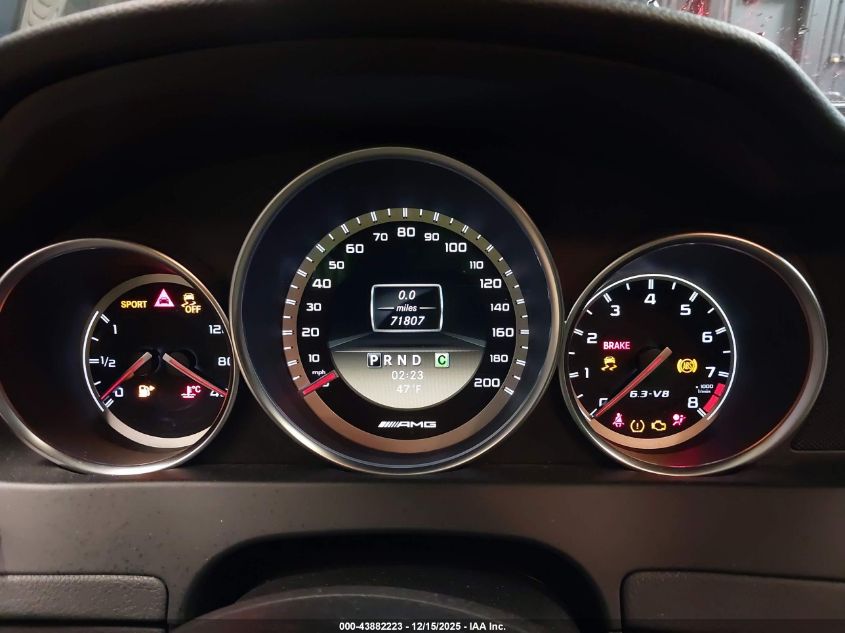 2012 Mercedes-Benz C 63 Amg VIN: WDDGF7HB1CA608979 Lot: 43882223