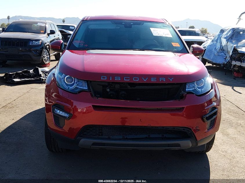 2017 Land Rover Discovery Sport Se VIN: SALCP2BG9HH702659 Lot: 43882234