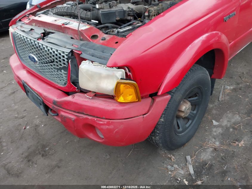 2001 Ford Ranger Edge/Xl/Xlt VIN: 1FTYR14U41TA25107 Lot: 43882271