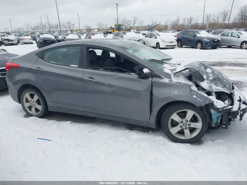 2011 Hyundai Elantra Gls VIN: 5NPDH4AE0BH047451 Lot: 43882283